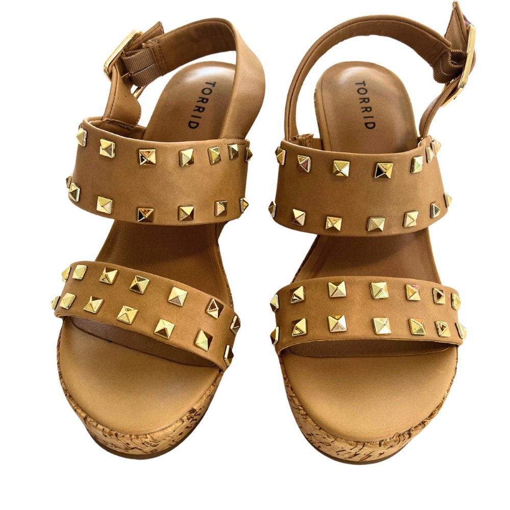 Torrid Tan Studded Sandals-NWOT